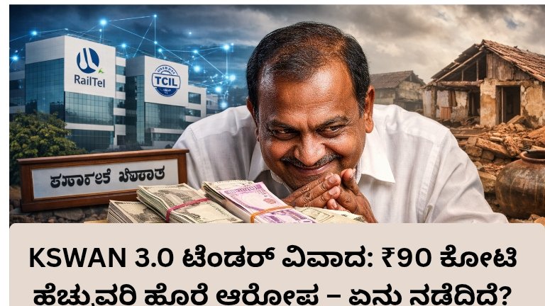 KSWAN 3.0 ಟೆಂಡರ್ ವಿವಾದ