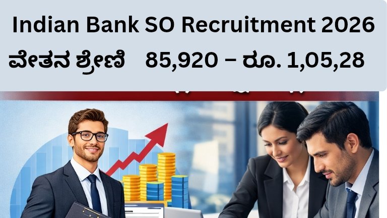 Indian Bank SO Recruitment 2026