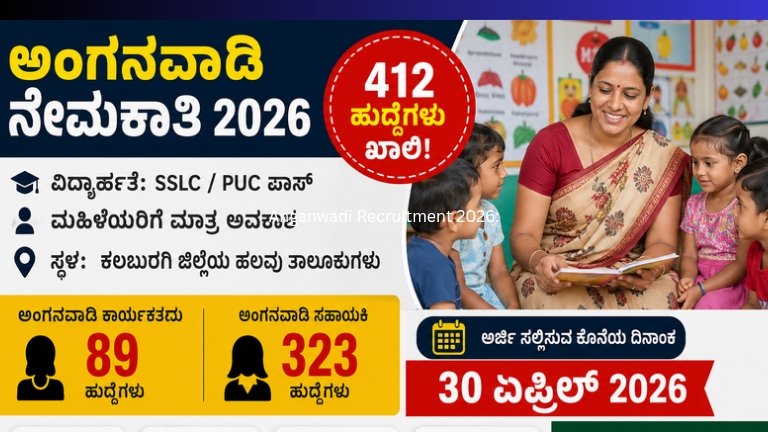 Anganwadi Recruitment 2026
